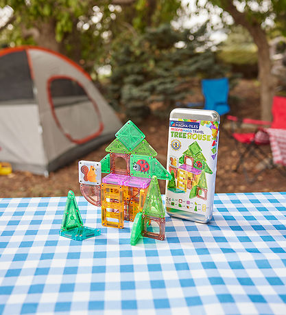 Magna-Tiles Magnetsæt - 24 Dele - Treehouse Travel