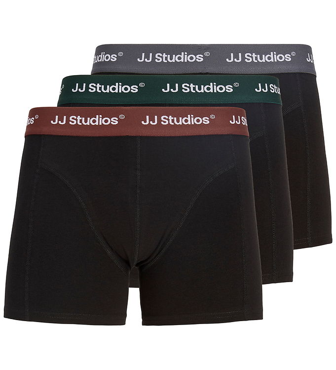 Jack & Jones Boxershorts - 3-pak - Jacsoho - Sort