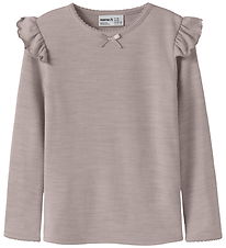 Name It Bluse - Uld - NmfWyla - Violet Ice