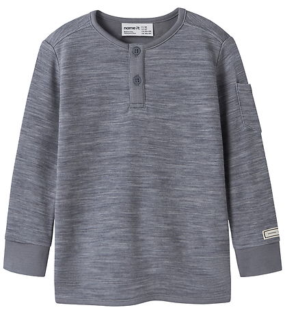 Name It Bluse - Uld - NmmWyla - Folkstone Gray