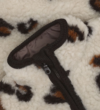 Huttelihut Jakke - Uld - Teddy - Cement