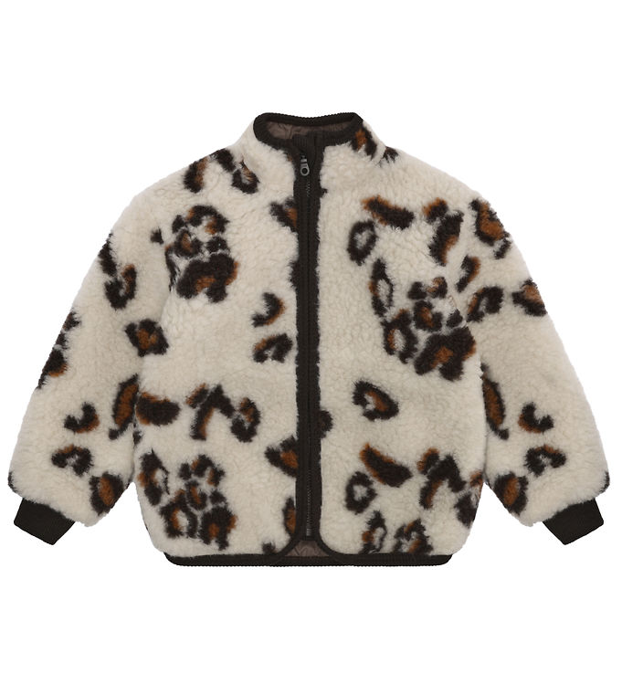 Huttelihut Jakke - Uld - Teddy - Cement