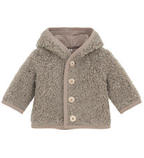Huttelihut Jakke - Uld - Teddy - Pixie - Camel Melange