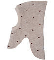 Huttelihut Elefanthue - Uld - 2-lags - Sand Melange