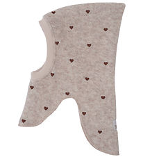 Huttelihut Elefanthue - Uld - 2-lags - Sand Melange