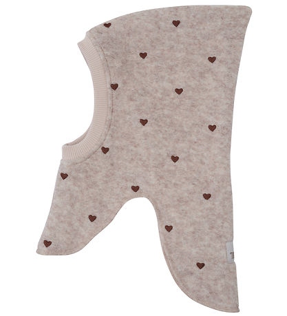 Huttelihut Elefanthue - Uld - 2-lags - Sand Melange