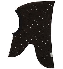 Huttelihut Elefanthue - Uld - 2-lags - Dark Brown Melange