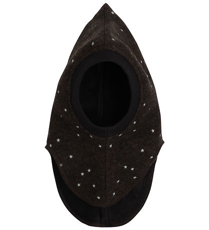 Huttelihut Elefanthue - Uld - 2-lags - Dark Brown Melange