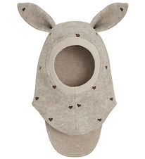Huttelihut Elefanthue - Uld - 2-lags - Sand Melange