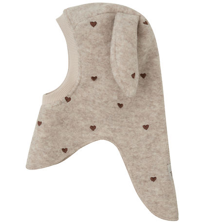 Huttelihut Elefanthue - Uld - 2-lags - Sand Melange
