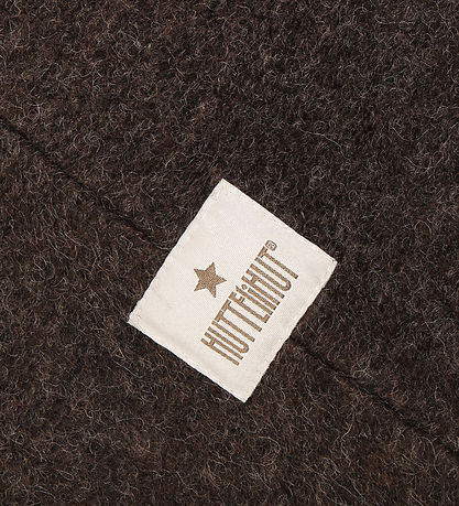 Huttelihut Elefanthue - Uld - 2-lags - Dark Brown Melange