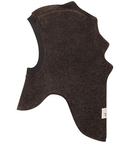 Huttelihut Elefanthue - Uld - 2-lags - Dark Brown Melange