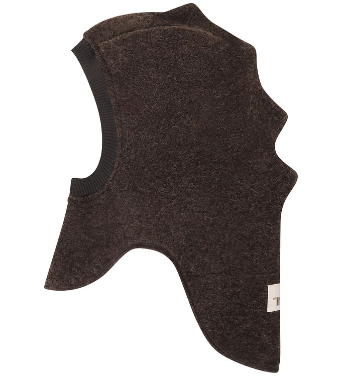 Huttelihut Elefanthue - Uld - 2-lags - Dark Brown Melange