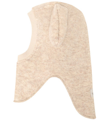 Huttelihut Elefanthue - Uld - 2-lags - Sand Melange