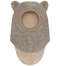 Huttelihut Elefanthue - Uld - 2-lags - Camel Melange