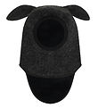 Huttelihut Elefanthue - Uld - 2-lags - Dark Grey Melange