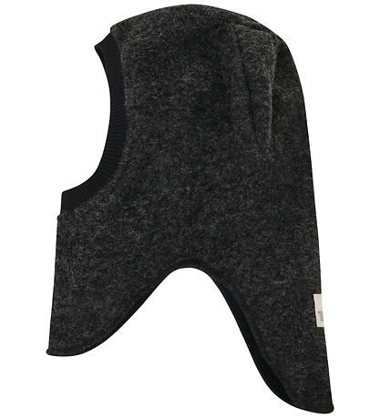 Huttelihut Elefanthue - Uld - 2-lags - Dark Grey Melange