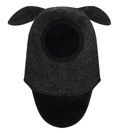Huttelihut Elefanthue - Uld - 2-lags - Dark Grey Melange