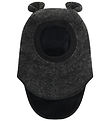 Huttelihut Elefanthue - Uld - 2-lags - Dark Grey Melange