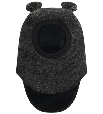 Huttelihut Elefanthue - Uld - 2-lags - Dark Grey Melange