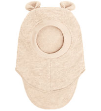 Huttelihut Elefanthue - Uld - 2-lags - Sand Melange