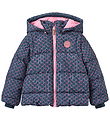 Copenhagen Colors Puffer Jacket - Noos - Navy Flower Up