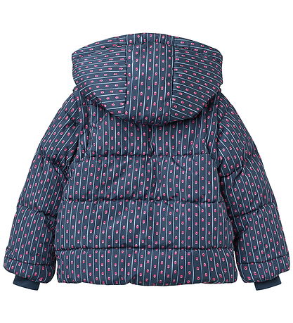 Copenhagen Colors Dynejakke - Noos - Navy Flower Aop