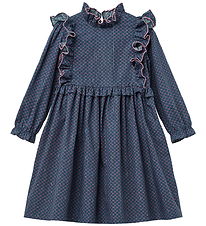 Copenhagen Colors Kjole - Noos - Navy Flower Aop
