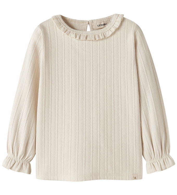 Lil Atelier Bluse - Slim - MnfOnela - Turtledove