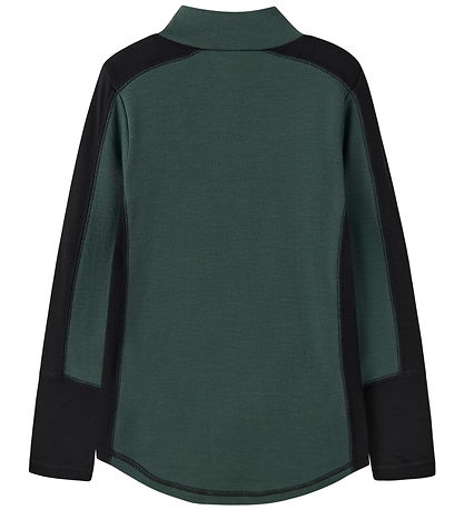Name It Bluse m. Lynlås - Uld - NkmWillo - Jungle Green