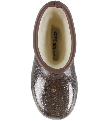 Sofie Schnoor Gummistøvler m. foer - Mellykb - Dark Brown