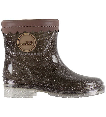 Sofie Schnoor Gummistøvler m. foer - Mellykb - Dark Brown
