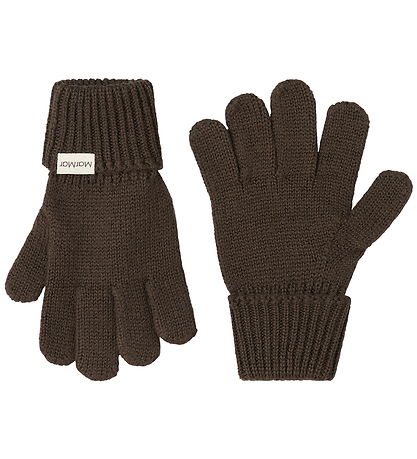 MarMar Handsker - Uld/Bomuld - Aske - Dark Roast