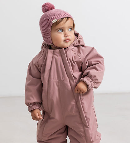 MarMar Babyhjelm - Uld/Bomuld - Aly Pompom - Autumn Russet