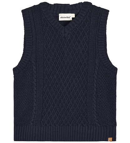 Minymo Vest - strik - Parisian Night