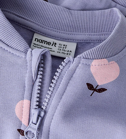 Name it Cardigan - NmfOlinias - Sweat - Lavender Icing