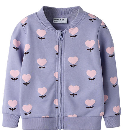 Name it Cardigan - NmfOlinias - Sweat - Lavender Icing