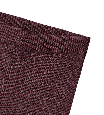 Fliink Leggings - Strik - Benna - Rib - Burgendy