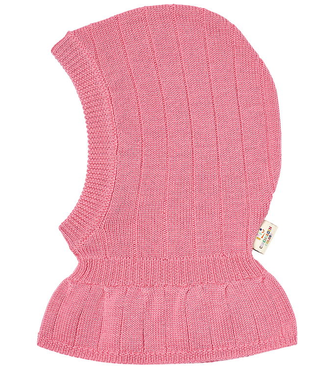 Strikket Elefanthue i Merinould - BLOSSOM PINK - BLOSSOM PINK / 48-50/9M-3Y