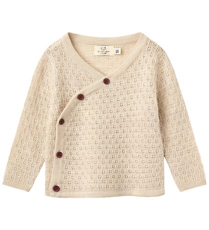 Copenhagen Colors Cardigan - Strik - Uld - Pale Cream Melan