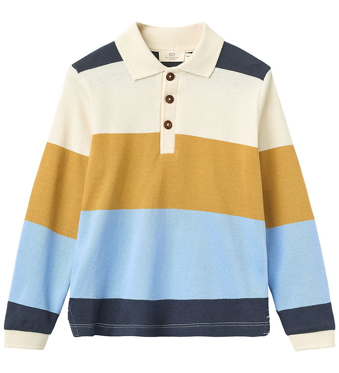 Klassisk Pique Polo m. L/Æ - Mustard Comb. - Mustard Comb. / 92