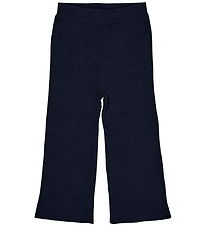 Copenhagen Colors Bukser - Uld - Rib - Navy