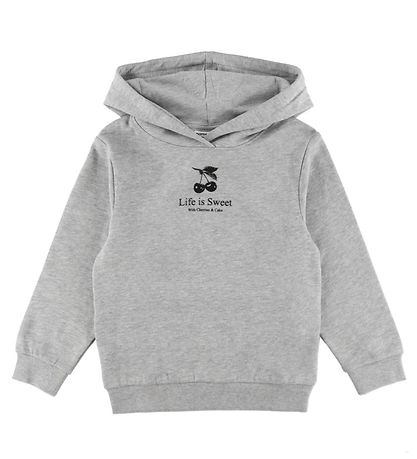 Name It Hættetrøje - NkfOsanne - Grey Melange