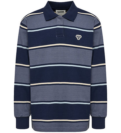 Hummel Polobluse - HmlJR - Loose - Dress Blues