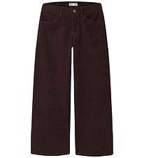 Name It Bukser - X-Wide - NkfRose - Chocolate Plum