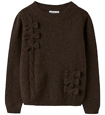 Name It Bluse - Strik - NkfOjesmi - Chocolate Plum