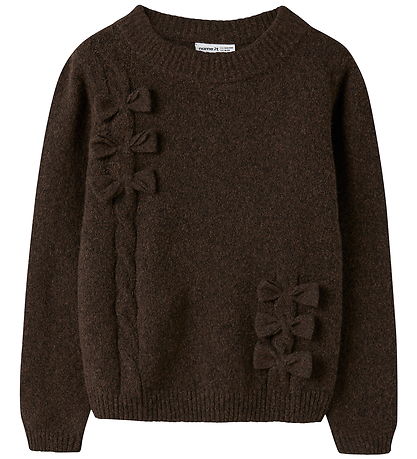 Name It Bluse - Strik - NkfOjesmi - Chocolate Plum