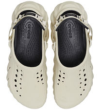 Crocs Sandaler - Echo Clog - Bone/Black
