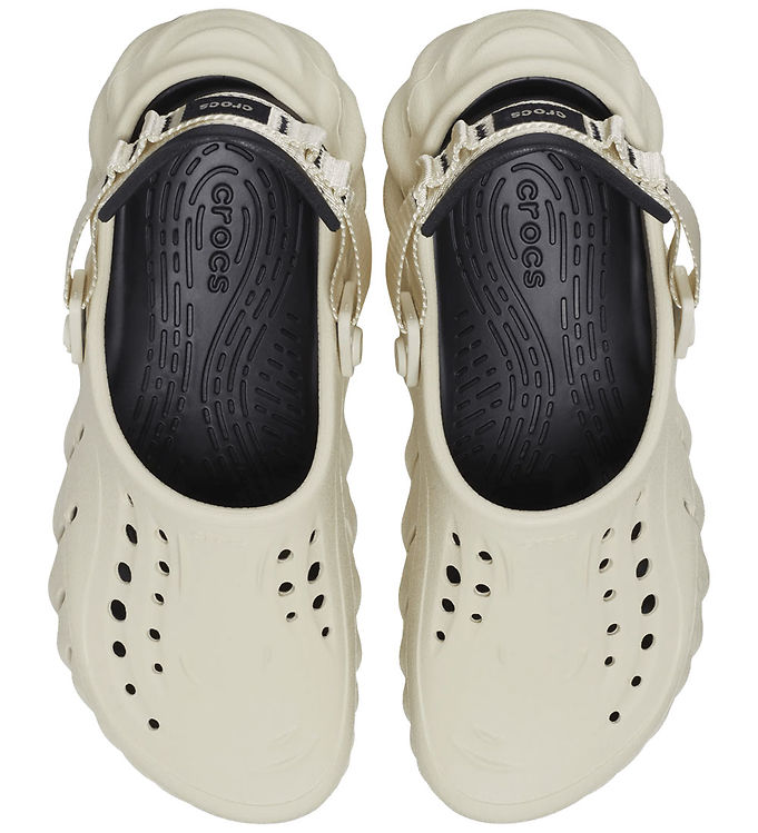 Crocs Sandaler - Echo Clog - Bone/Black
