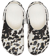 Crocs Sandaler - Classic Pop Animal Clog - Chalk/Multi